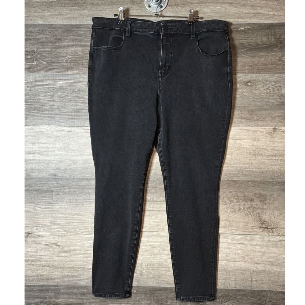 American Eagle Dream Jean Womens 20 Regular Black High Rise Stretch Skinny Jeans